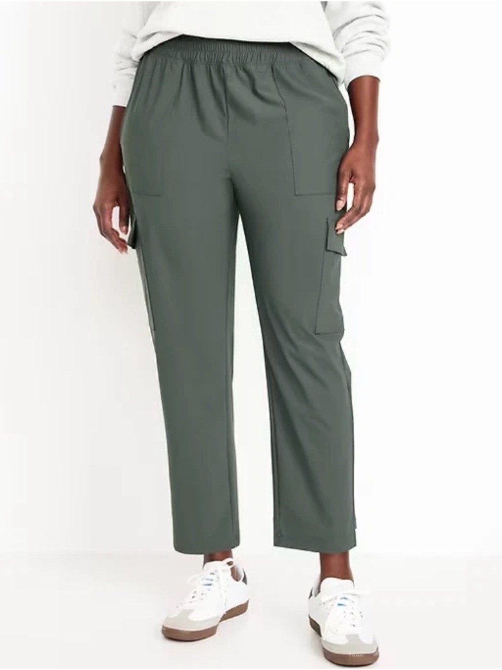 Old Navy Olive Cargo Pull-On Joggers